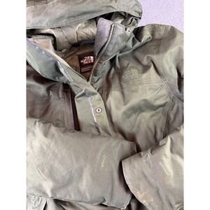 The North Face Parka Womens XL Olive Green 550 Down DryVent Hooded Jacket